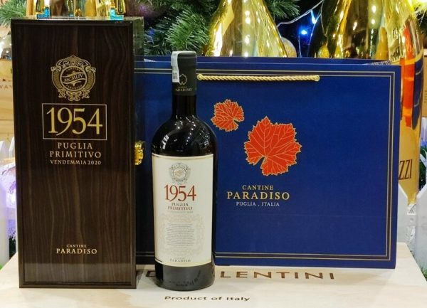 Rượu vang Cantine Paradiso 1954 Primitivo Puglia
