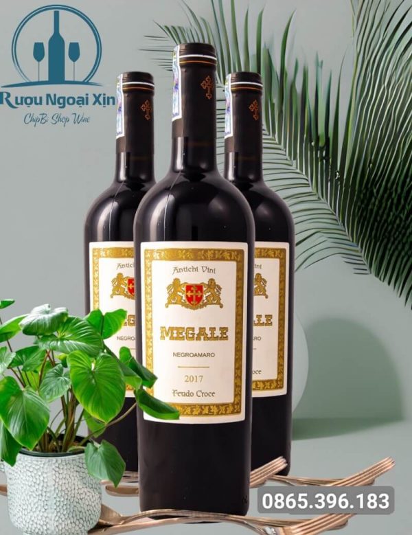 Rượu vang Ý Megale Negroamaro
