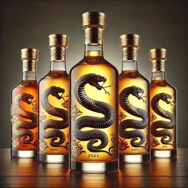 Rượu Hình Con Rắn Serpent 2025