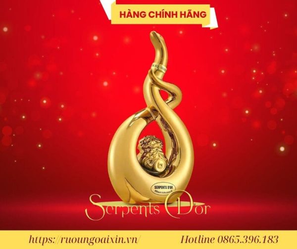 RƯỢU HÌNH CON RẮN SERPENTS D’OR 2025