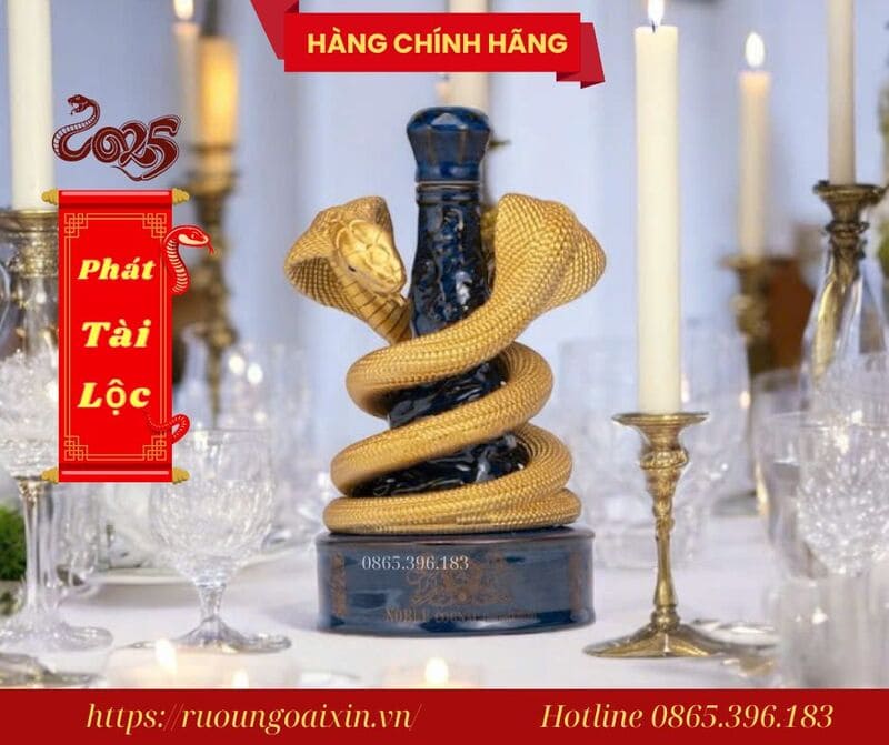 Rượu Hình Con Rắn Đôi Giao Hoan Nobble Cognac Limited 10 Rượu Hình Con Rắn Đôi Giao Hoan Nobble Cognac Limited