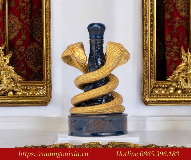 Rượu Hình Con Rắn Đôi Giao Hoan Nobble Cognac Limited 12 Rượu Hình Con Rắn Đôi Giao Hoan Nobble Cognac Limited