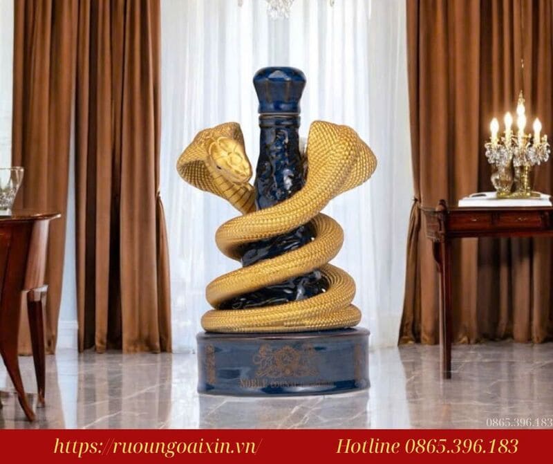 Rượu Hình Con Rắn Đôi Giao Hoan Nobble Cognac Limited 13 Rượu Hình Con Rắn Đôi Giao Hoan Nobble Cognac Limited