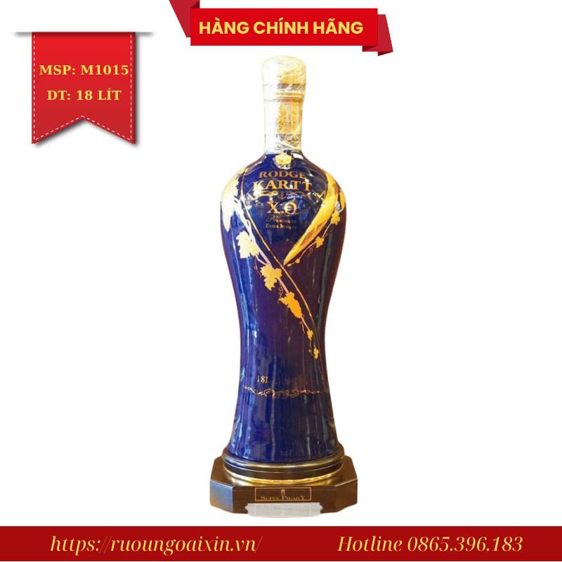 RƯỢU XO 18 LÍT CHÍNH HÃNG 5 RƯỢU XO 18 LÍT CHÍNH HÃNG - MÀU XANH