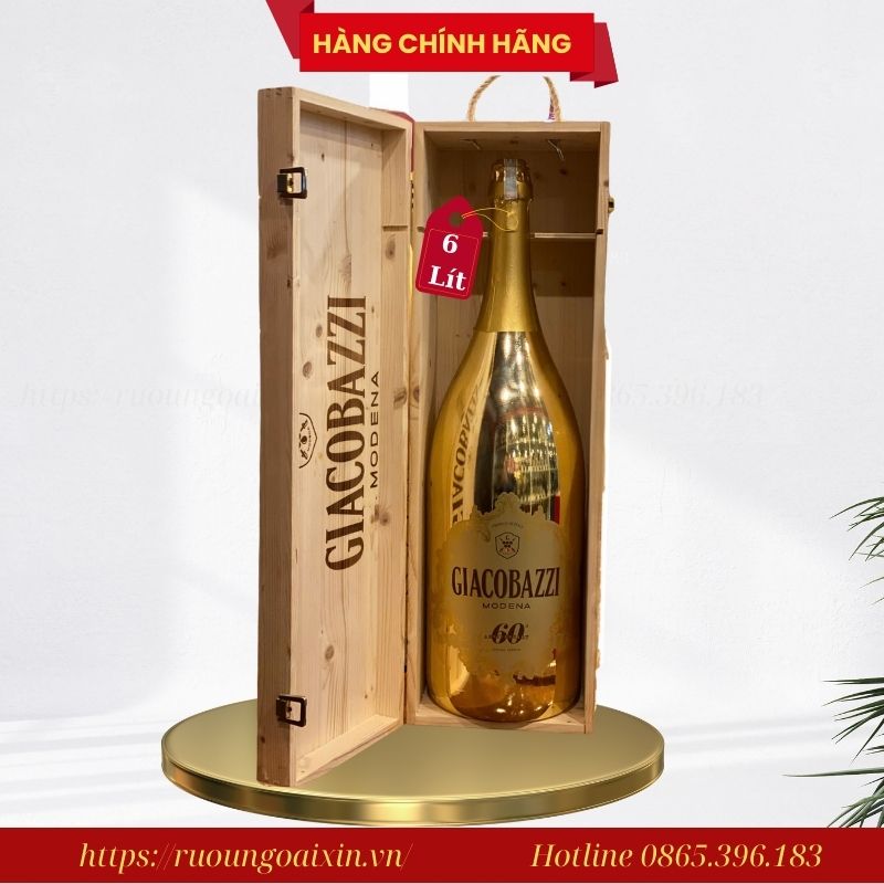 RƯỢU VANG GIACOBAZZI MODENA 60 ANNIVERSARY 9000ML 19 Rượu Vang Giacobazzi Modena 60 Anniversary