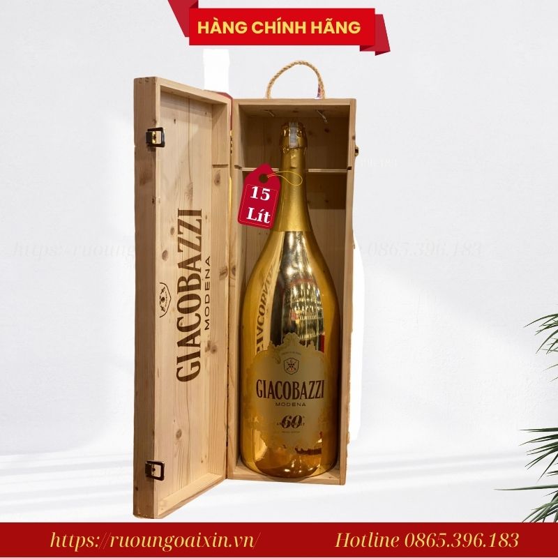 RƯỢU VANG GIACOBAZZI MODENA 60 ANNIVERSARY 9000ML 23 Rượu Vang Giacobazzi Modena 60 Anniversary 6000ML