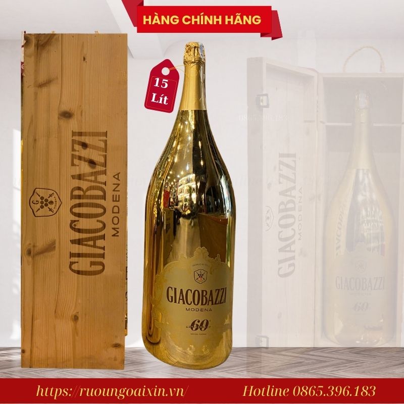 RƯỢU VANG GIACOBAZZI MODENA 60 ANNIVERSARY 9000ML 21 Rượu Vang Giacobazzi Modena 60 Anniversary 6000ML