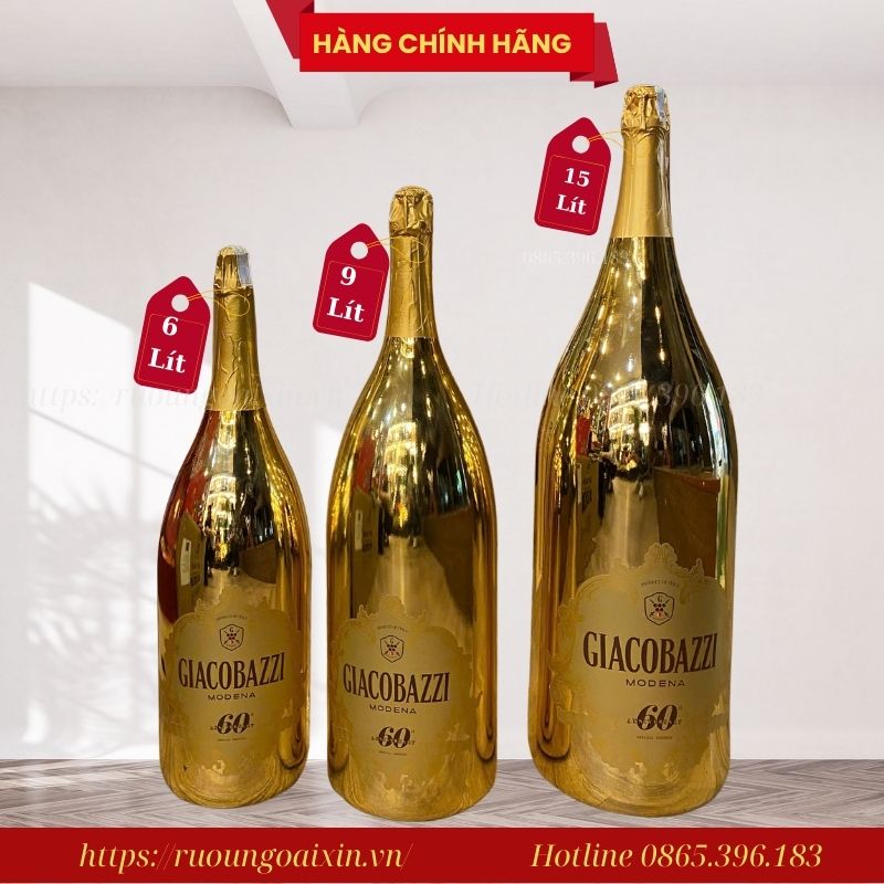 RƯỢU VANG GIACOBAZZI MODENA 60 ANNIVERSARY 9000ML 18 Rượu Vang Giacobazzi Modena 60 Anniversary