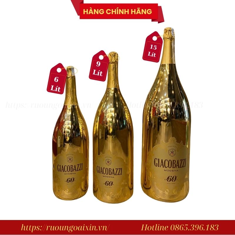 RƯỢU VANG GIACOBAZZI MODENA 60 ANNIVERSARY 9000ML 22 Rượu Vang Giacobazzi Modena 60 Anniversary