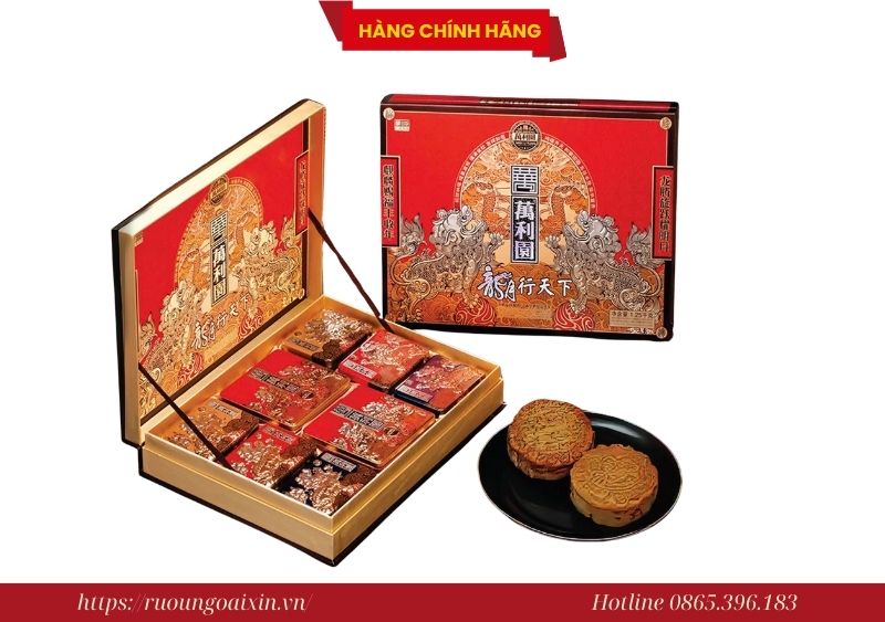 Bánh Trung Thu Hồng Kông Long Nguyệt Du Hành Cao Cấp 9 Bánh Trung Thu Hồng Kông Long Nguyệt Du Hành Cao Cấp