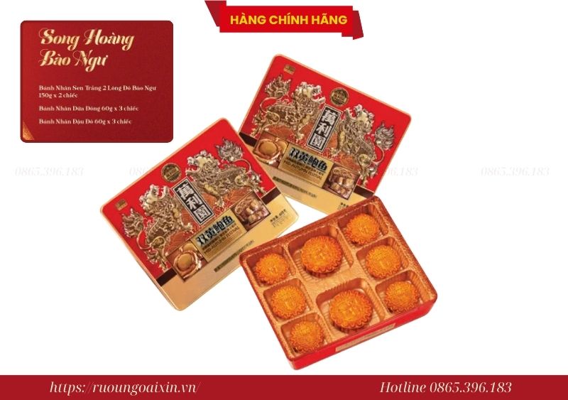 Bánh Trung Thu Hồng Kông Song Hoàng Bào Ngư Cao Cấp 7 Bánh Trung Thu Hồng Kông Song Hoàng Bào Ngư Cao Cấp