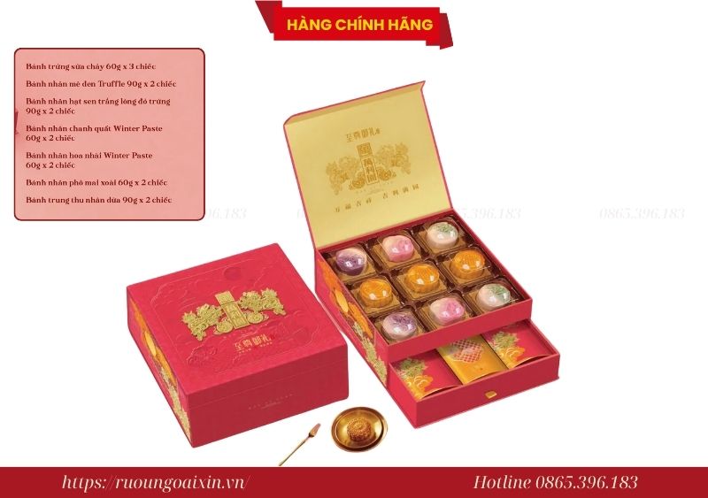 Bánh Trung Thu Hồng Kông Ngự Lễ Hoàng Gia Cao Cấp 7 Bánh Trung Thu Hồng Kông Ngự Lễ Hoàng Gia Cao Cấp