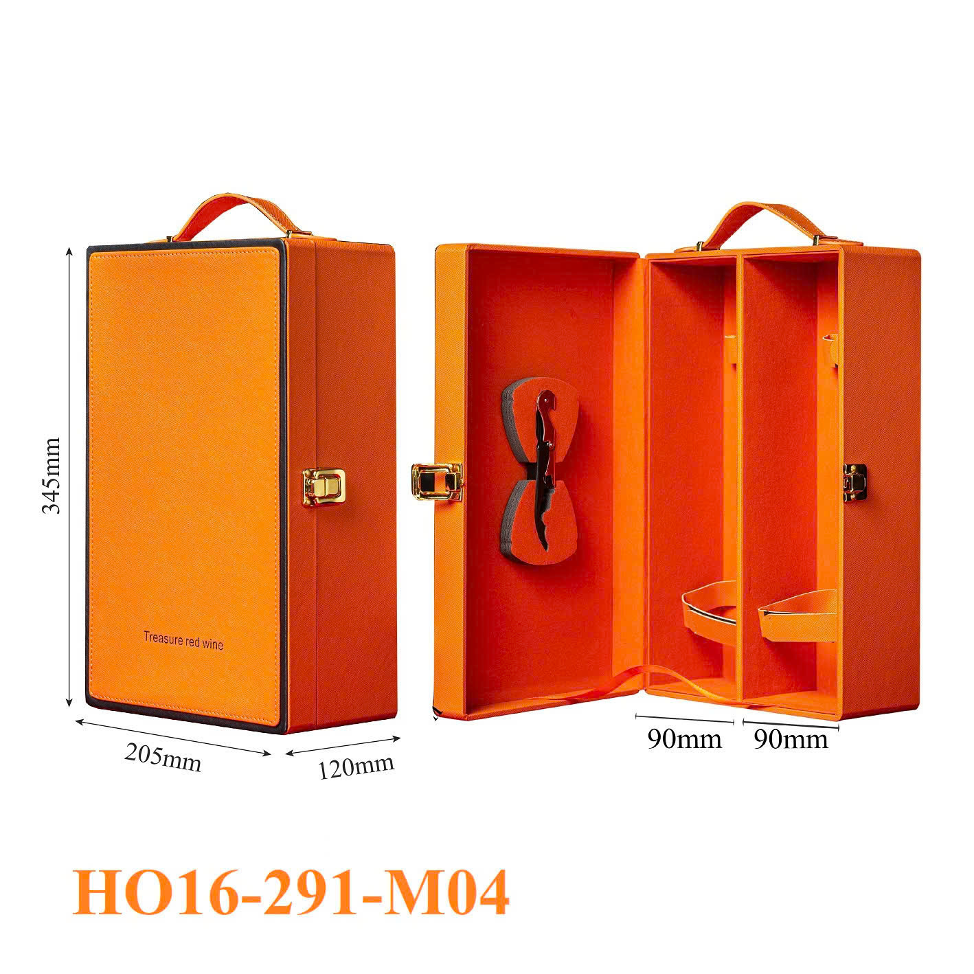 Hộp Đựng Rượu Vang Đôi Cao Cấp HO16‑291‑M04 4 Hộp Đựng Rượu Vang Đôi Cao Cấp HO16‑291‑M04