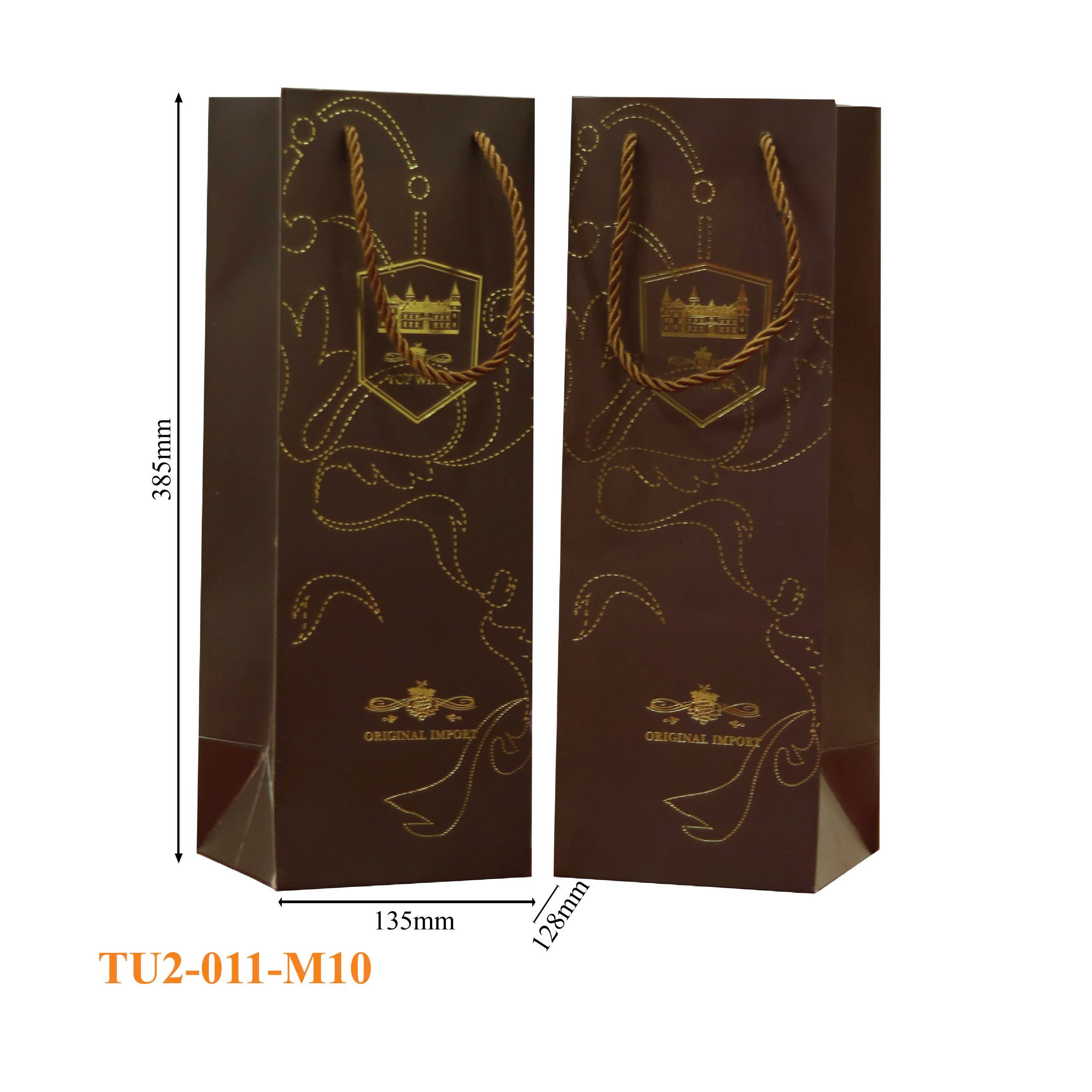 Túi Giấy Đơn Đựng Vang TU2-011-M10 4 Túi Giấy Đơn Đựng Vang TU2-011-M10