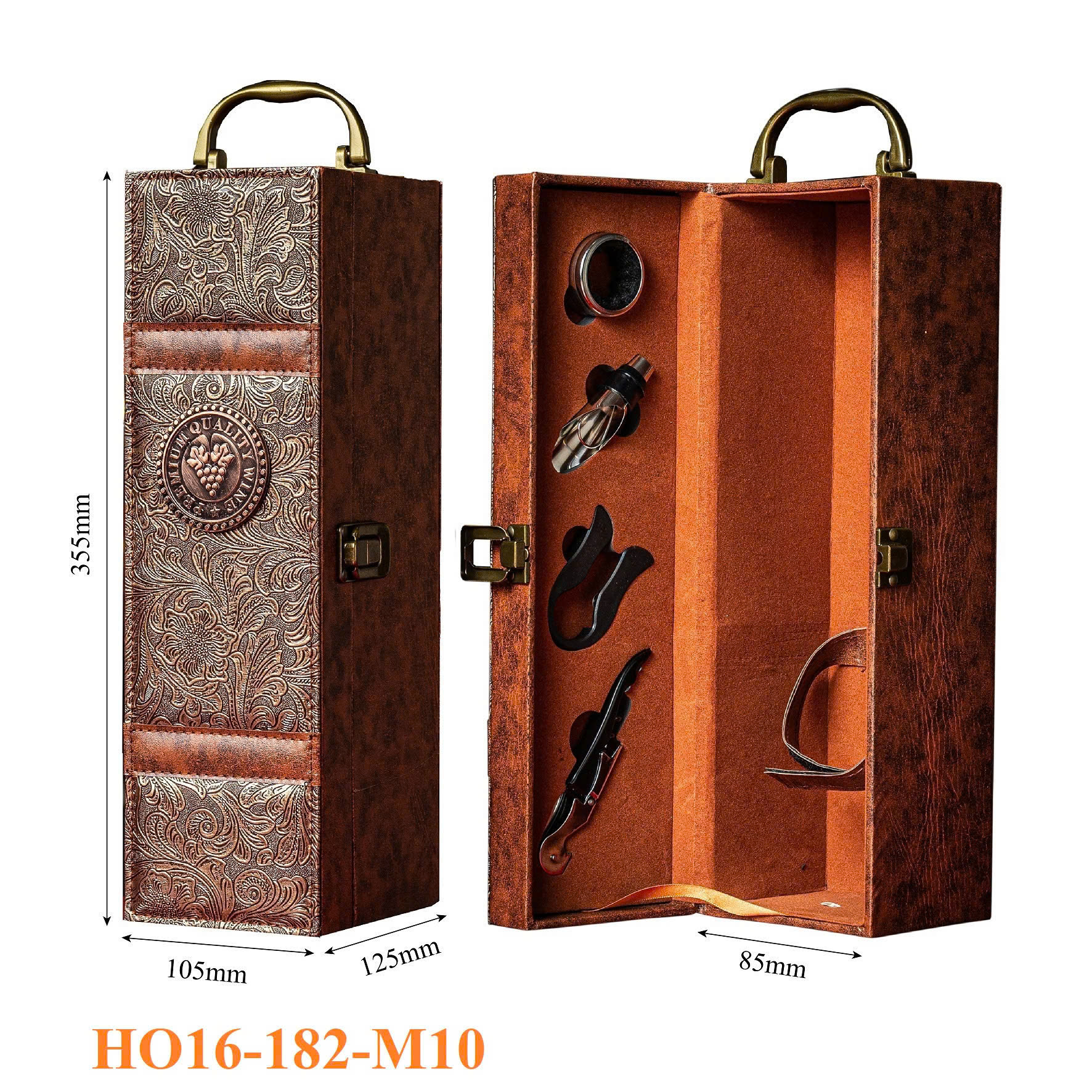 Hộp Đựng Rượu Vang Cao Cấp HO16-182-M10 2 Hộp Đựng Rượu Vang Cao Cấp HO16-182-M10
