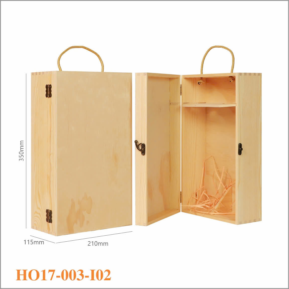 Hộp Gỗ Đôi Đựng Rượu Vang HO17-003-I02 4 Hộp Gỗ Đôi Đựng Rượu Vang HO17-003-I02