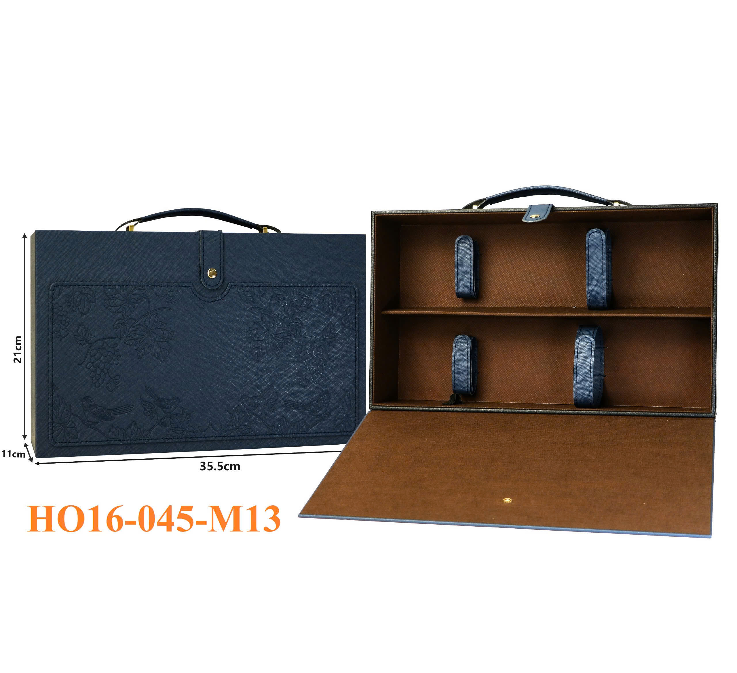 Hộp Đựng Rượu Vang Đôi Cao Cấp HO16-045-M13 4 Hộp Đựng Rượu Vang Đôi Cao Cấp HO16-045-M13