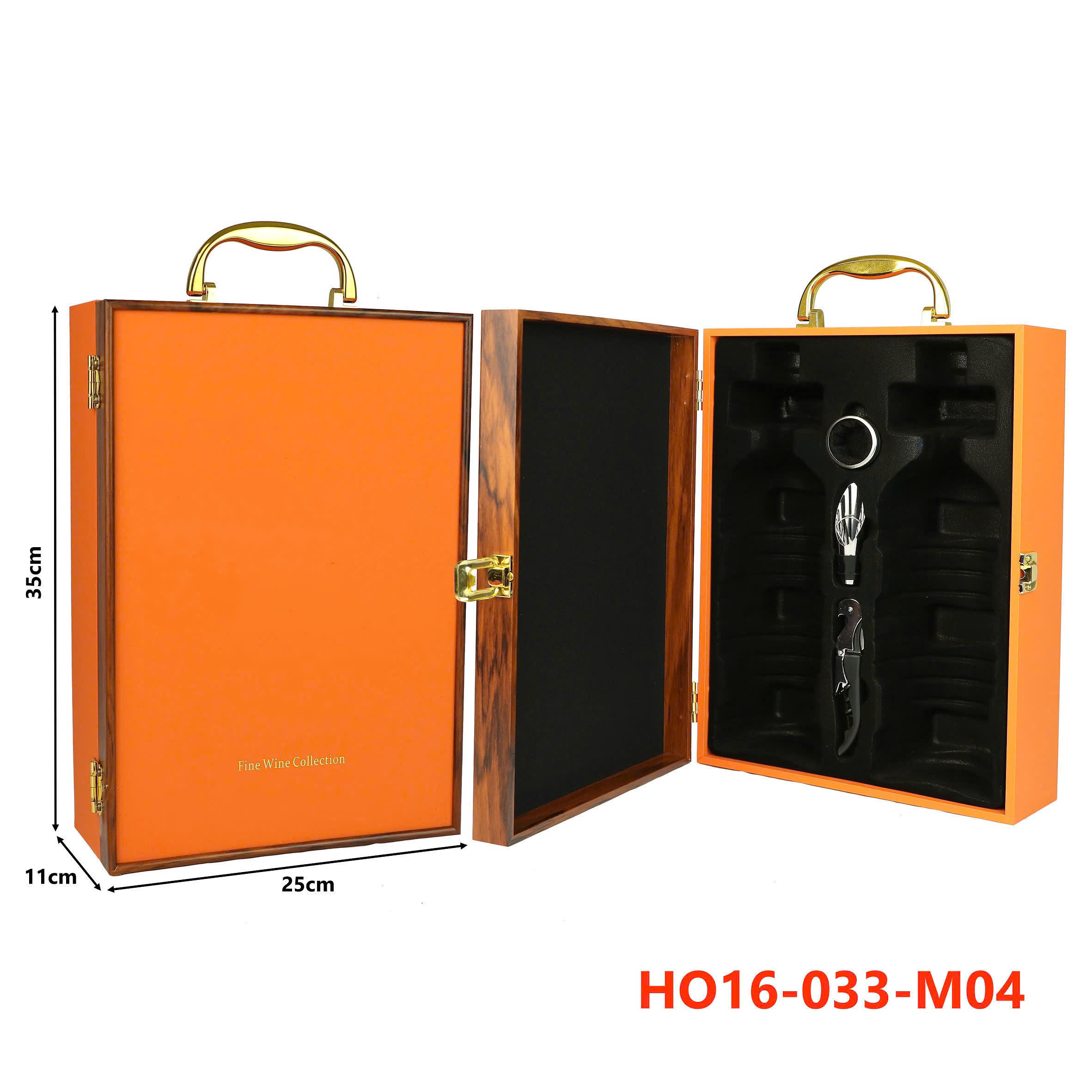 Hộp Đựng Rượu Vang Đôi Cao Cấp HO16-033-M04 4 Hộp Đựng Rượu Vang Đôi Cao Cấp HO16-033-M04