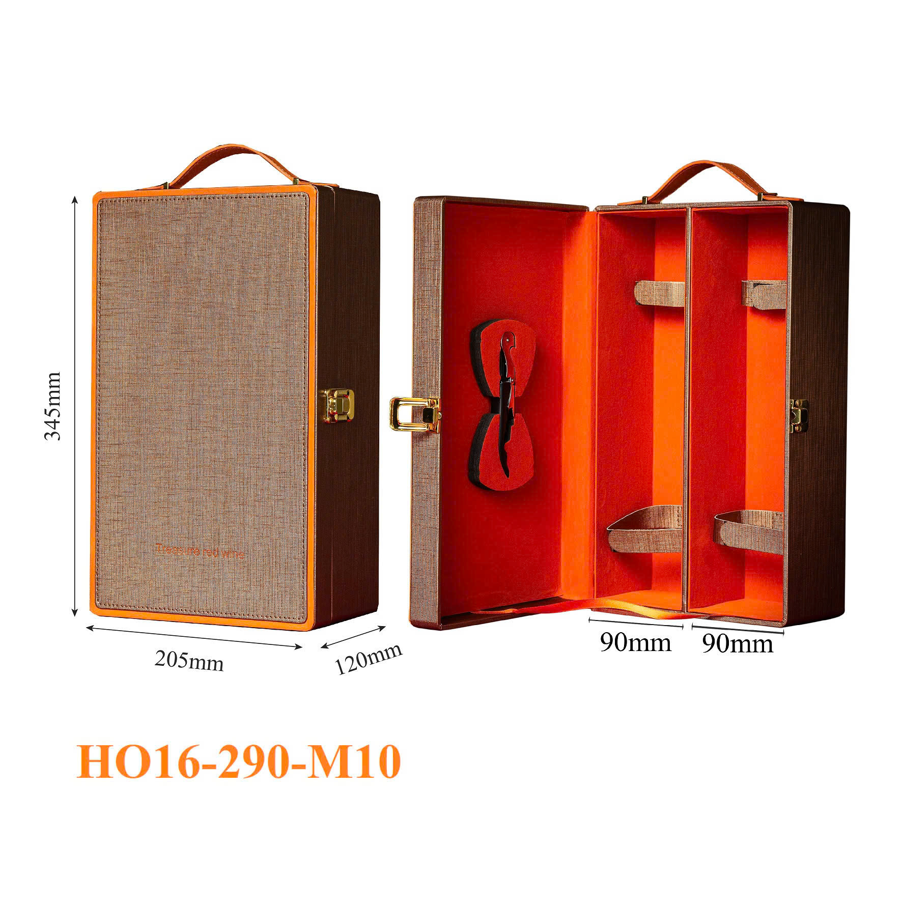 Hộp Đựng Rượu Vang Đôi HO16-290-M10 4 Hộp Đựng Rượu Vang Đôi HO16-290-M10