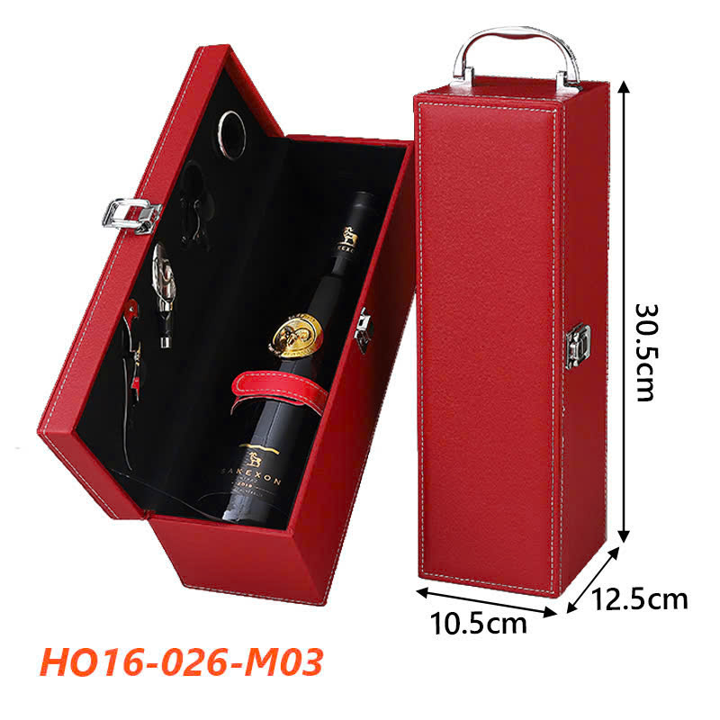 HỘP ĐỰNG RƯỢU VANG 1 CHAI HO16-026-M03 4 Hộp Đựng Rượu Vang 1 Chai HO16-026-M03