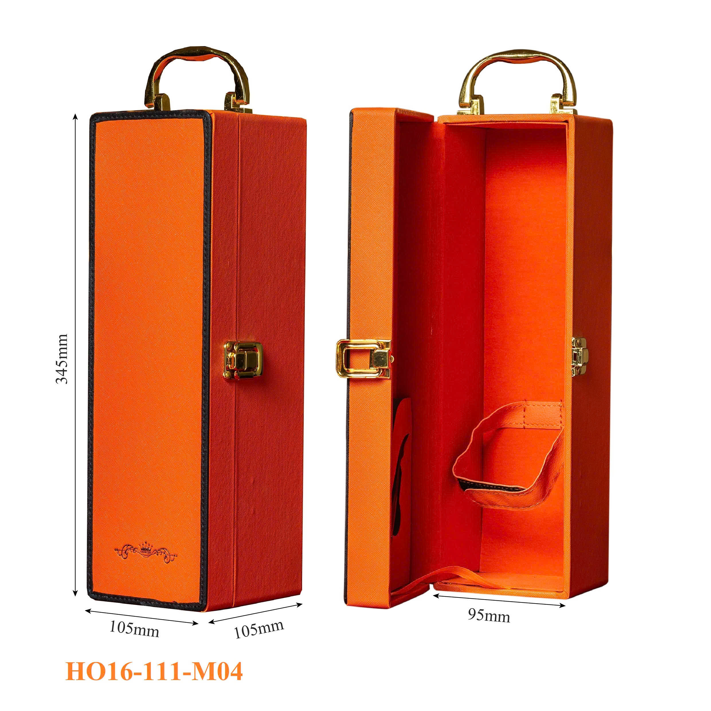 HỘP ĐỰNG RƯỢU VANG 1 CHAI HO16-111-M04 4 HỘP ĐỰNG RƯỢU VANG 1 CHAI HO16-111-M04