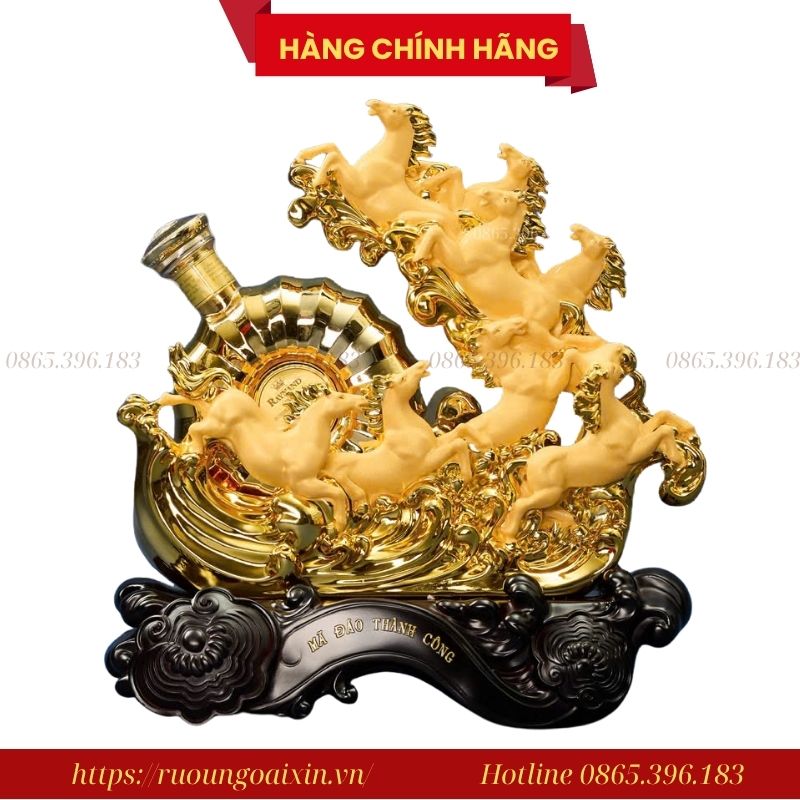 Rượu Hình Con Ngựa Nhập Khẩu Nguyên Chai 2026 5 Kệ Ngựa Mã Đáo Thành Công Chính Hãng ( Xuất HĐ VAT - Hàng Tại SG & HN)
