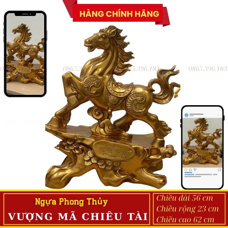 Tượng Ngựa Phong Thủy Mã Đáo Thành Công – Chiêu Tài, Hút Lộc, Tăng Vượng Khí 4 TƯỢNG NGỰA PHONG THỦY VƯỢNG MÃ CHIÊU TÀI