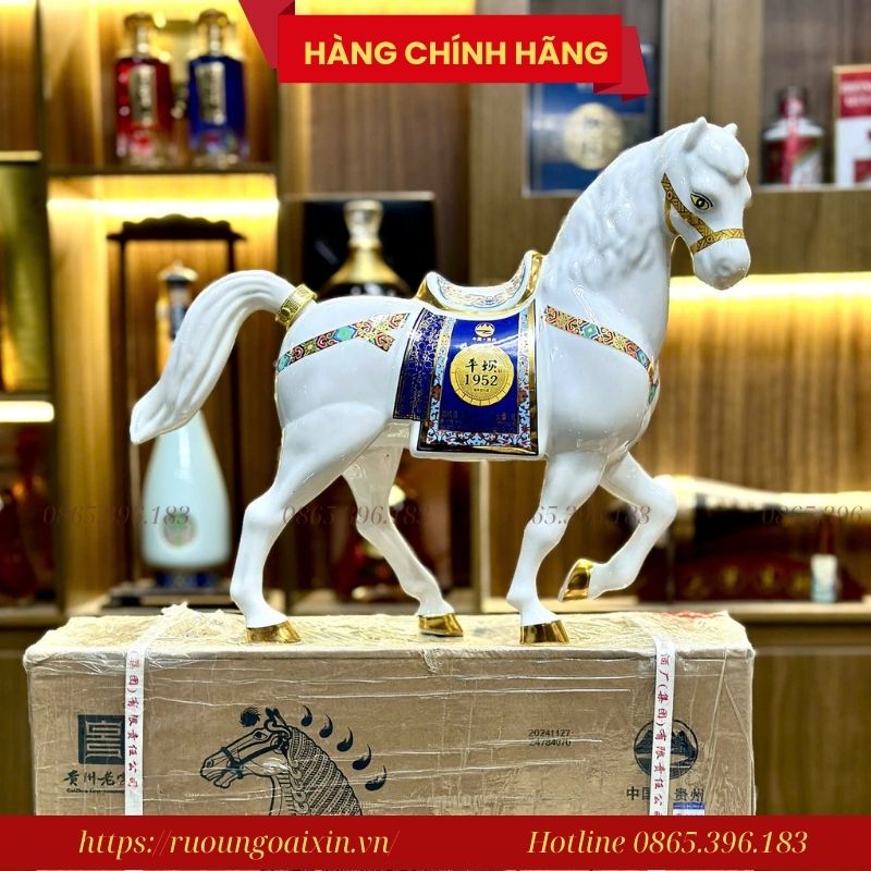 RƯỢU NGỰA SỨ TRUNG QUỐC 2026 21 Rượu Hình Con Ngựa Nôi Địa Trung Quốc 2026