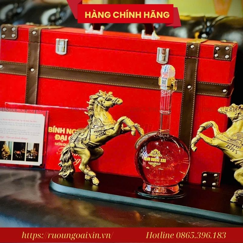 RƯỢU LINH VẬT NGỰA ĐÔI SONG MÃ 2026 15 Rượu Linh Vật Ngựa Đôi Song Mã 2026