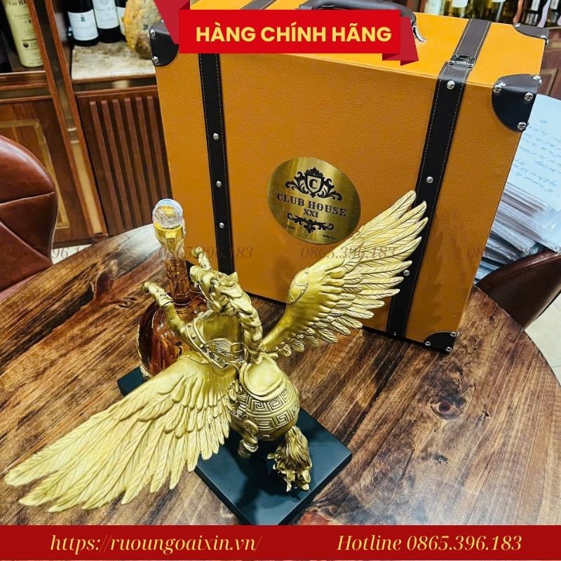 RƯỢU LINH VẬT NGỰA PHÚ QUÝ HOÀNG KIM 19 Rượu Linh Vật Ngựa Thiên Thần