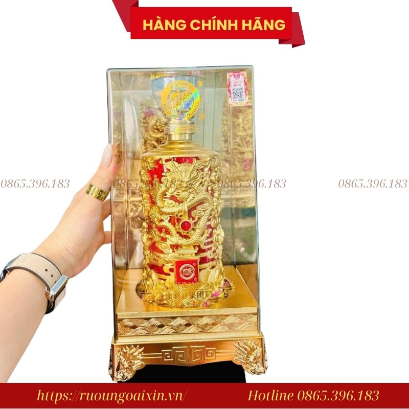 RƯỢU BẠCH THỦY ĐỖ KHANG LONG VÀNG 750 ML 28 Rượu Bạch Thủy Đỗ Khang – Rượu Long Vàng Cao Cấp 52% Dùng Biếu Tặng Sang Trọng
