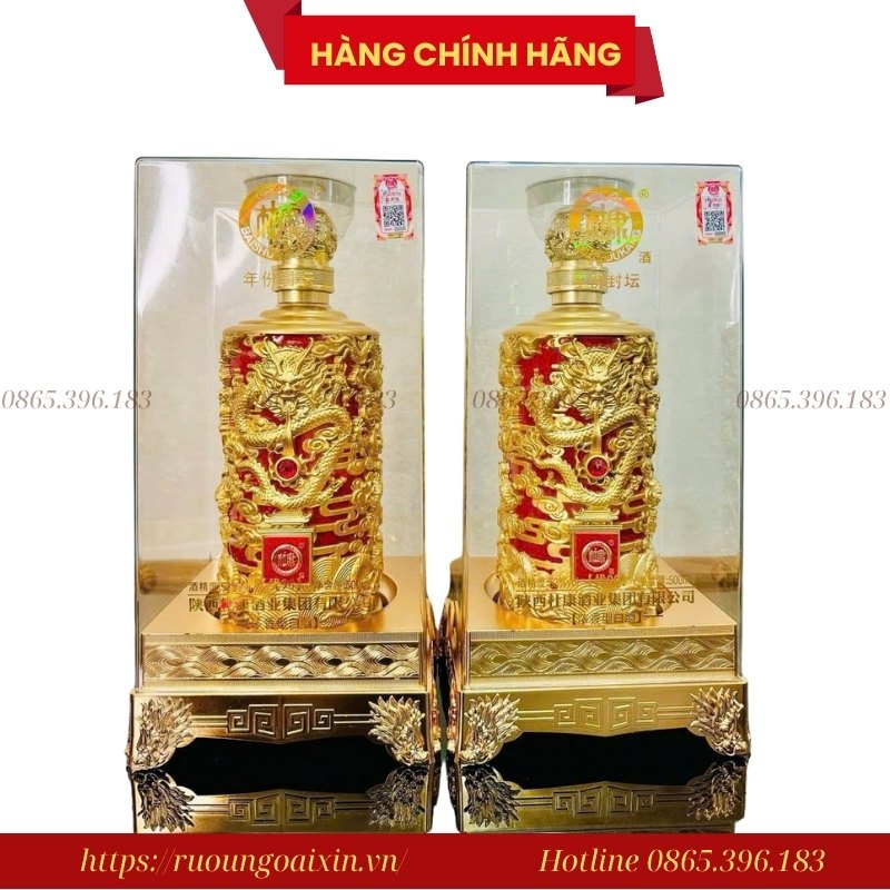 RƯỢU BẠCH THỦY ĐỖ KHANG LONG VÀNG 750 ML 20 Rượu Bạch Thủy Đỗ Khang – Rượu Long Vàng Cao Cấp 52% Dùng Biếu Tặng Sang Trọng