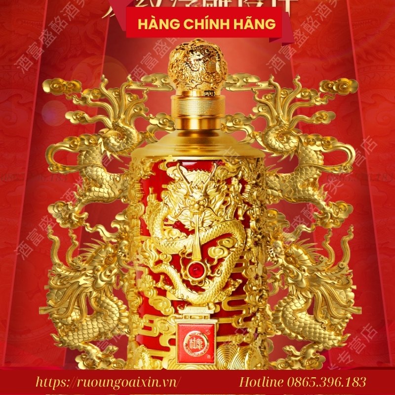 RƯỢU BẠCH THỦY ĐỖ KHANG LONG VÀNG 750 ML 26 Rượu Bạch Thủy Đỗ Khang – Rượu Long Vàng Cao Cấp 52% Dùng Biếu Tặng Sang Trọng