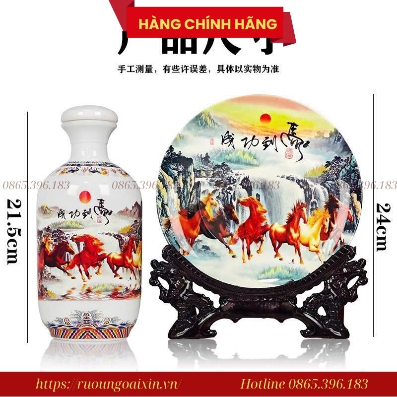 BỘ QUÀ TẶNG RƯỢU HÌNH CON NGỰA SỨ BÁT MÃ 31 Bộ Quà Tặng Rượu Hình Con Ngựa Sứ Bát Mã – Sang Trọng, Ý Nghĩa, Đẳng Cấp Quà Tết