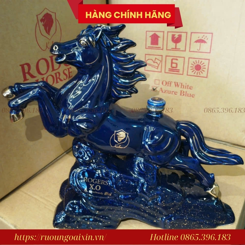 RƯỢU HÌNH NGỰA ROGERS XO 4L CHÍNH HÃNG 13 Rượu Ngựa Brandy 4L – Vỏ Sứ Cao Cấp, Hút Mắt Ngay Từ Cái Nhìn Đầu