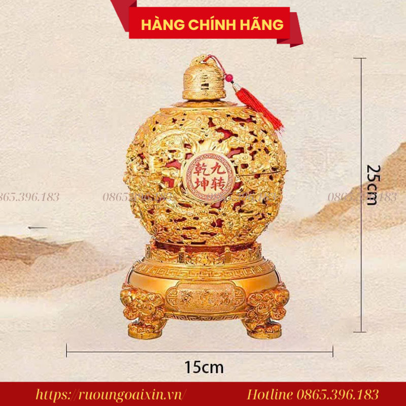 Rượu Càn Long Cửu Đỉnh – Bình Rồng Tài Lộc Cao Cấp 23 Rượu Càn Long Cửu Đỉnh – Bình Rồng Tài Lộc Cao Cấp