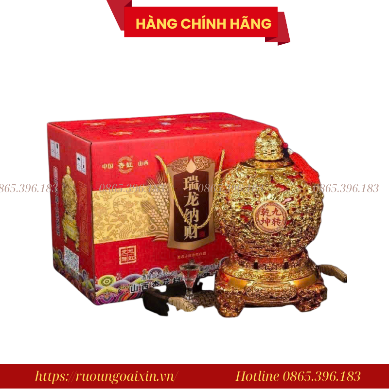 Rượu Càn Long Cửu Đỉnh – Bình Rồng Tài Lộc Cao Cấp 16 Rượu Càn Long Cửu Đỉnh – Bình Rồng Tài Lộc Cao Cấp