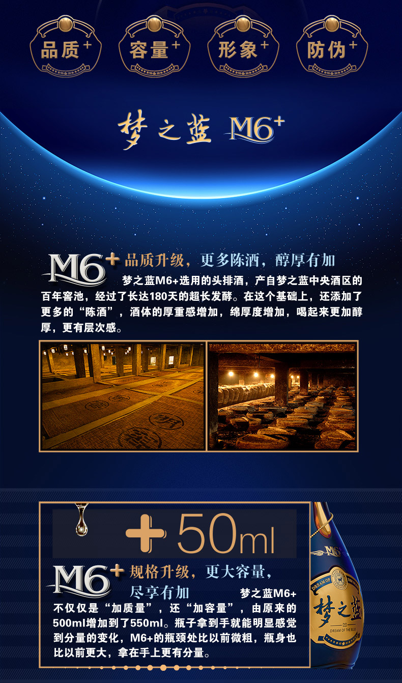 RƯỢU MỘNG CHI LAM M6 (Yanghe 梦之蓝 M6+) 21 ruou mong cho lam m6 2