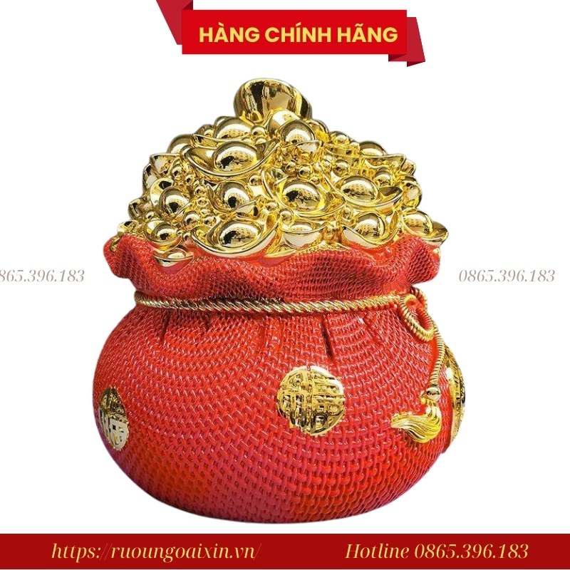 Rượu Túi Thần Tài - Quà Biếu May Mắn Đầu Năm