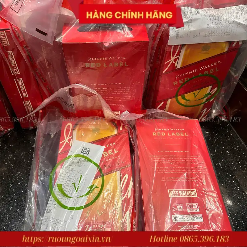 RƯỢU JOHNNIE WALKER RED LABEL DUTY FREE 11 Rượu Johnnie Walker Red Label Duty Free