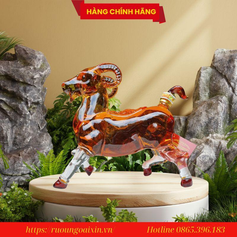 Rượu Dê Ôm Châu Noble Cognac Hors d’Age – Linh Vật Tụ Lộc, Sinh Phú Quý