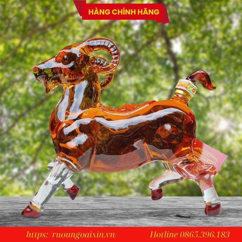 Rượu Phong Thủy Hình Con Dê 2027 – Linh Vật Tụ Lộc, Chiêu Tài, Tam Dương Khai Thái