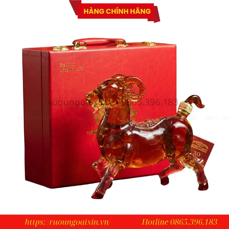 Rượu Linh Vật Dê Noble Pháp - Quà Tặng Đối Tác Sang Trọng & Ý Nghĩa 2 Rượu Linh Vật Dê Noble Pháp