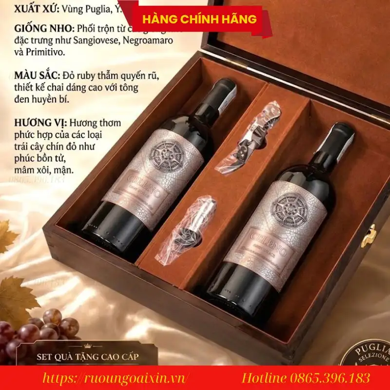 Rượu Vang Ngọt Celeno Semi Dolce Nhập Khẩu 22 Rượu Vang Ngọt Celeno Semi Dolce