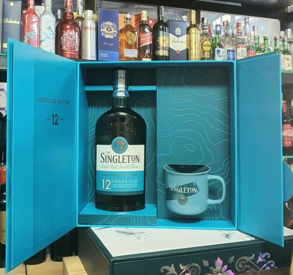 Rượu Singleton 12 - Hộp quà 8 Rượu Singleton 12 năm - set hộp quà Tết