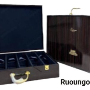 Hộp Gỗ Sơn Mài Đựng 6 Chai Vang