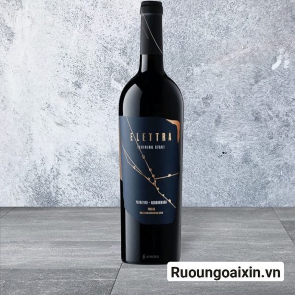 Vang Ý Elettra Negroamro - Bản Xanh Tím Than 10 ELETTRA2