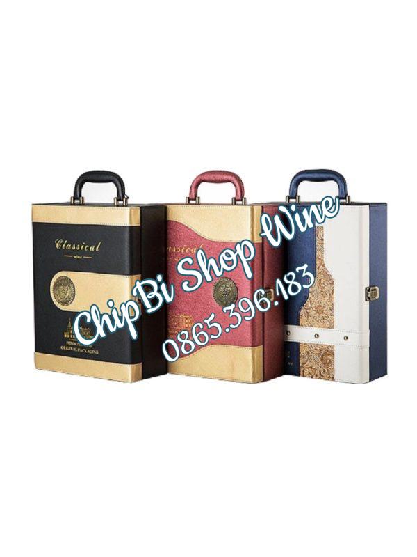 Hộp Da Đôi - Có Phụ Kiện 2 HOP DA DOI