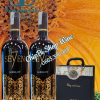 Sét Quà Hộp Da Đôi 2 Chai Rượu Vang Seven Merlot 8 Vang seven 3 1