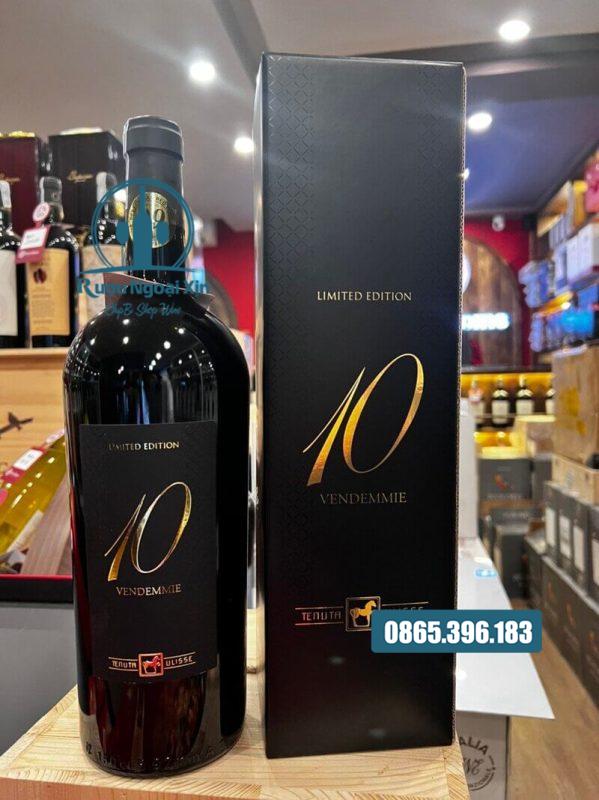 Rượu vang 10 Vendemmie Rosso Limited Edition 1500ml